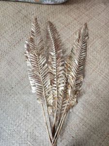 Artificial Golden Palm Leave