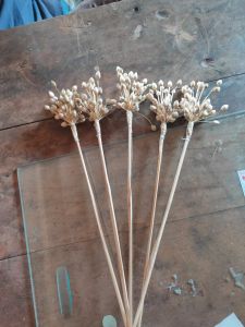 Artificial Off White Moti Bunch