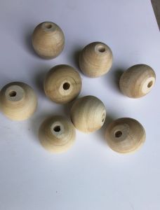 Natural Wooden Round Ball