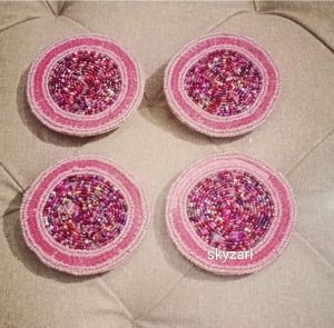 Embroidered Coasters