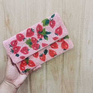 Floral Embroidered Hand Purse