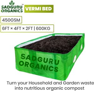 450GSM 6x4x2 Ft HDPE Vermicompost Bed