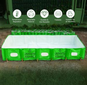 450gsm 12x4x2FT HDPE Vermi Compost Bed