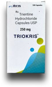 Trientine Hydrochloride 250mg Capsules