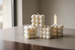 Square Bubble Scented Candle