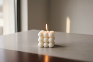Square Bubble Scented Candle