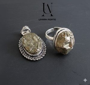 Pyrite Stone Ring