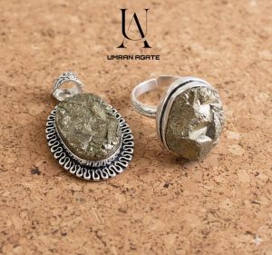 Pyrite Stone Ring