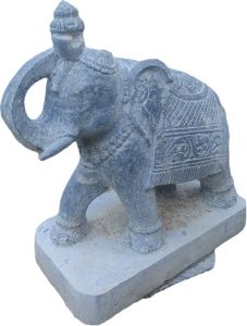 Marble Elephant Statue