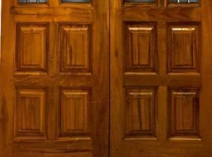 90 Inch Teak Wood Safety Door