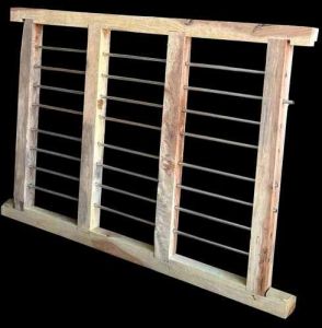 Fixed Neem Wood Window Frame