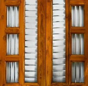 90 Inch Teak Wood Safety Door