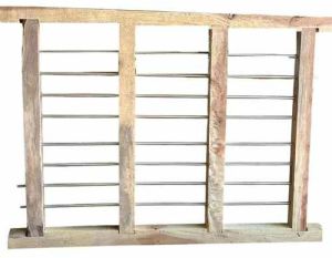 Fixed Neem Wood Window Frame