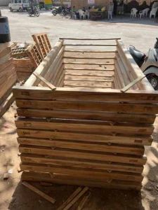 Fixed Teak Wood Door Frame