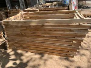 Fixed Teak Wood Door Frame