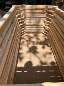 Fixed Teak Wood Door Frame
