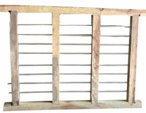 Fixed Neem Wood Window Frame