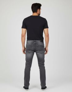 Mens Grey Denim Jeans