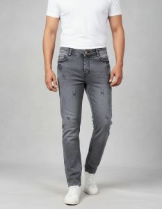 Mens Grey Denim Jeans