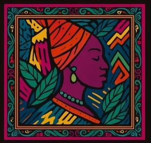 Unisex Vibrant Tribal Art Bandana