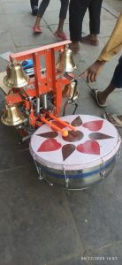 Craft Cooper Machine Automatic Temple Nagada Ghanta Drum Machine