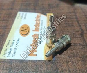 Stainless Steel NIBP Hose Pipe Push Connector