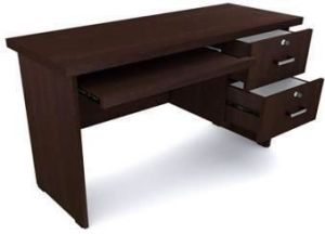 Double Drawer Computer Table