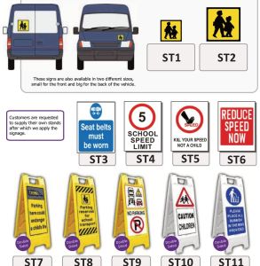 School Transport Signage