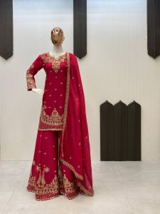 Blooming Georgette Sharara Suit
