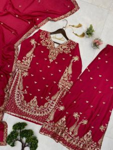 Blooming Georgette Sharara Suit