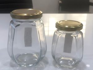Glass Honey Jar