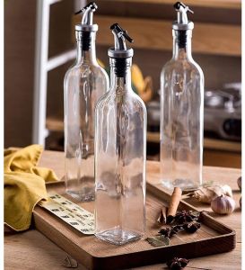 Glass Vinegar Bottle