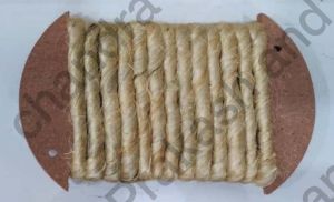 Cream Jute Single Ply Thick Handspun Yarn