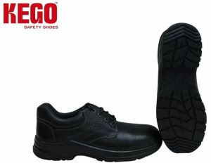 Kego KG-PUL-1006 Black Barton Leather PU Safety Shoes