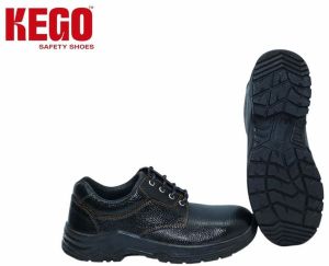 Kego KG-PUL-1005 Black Barton Leather PU Safety Shoes