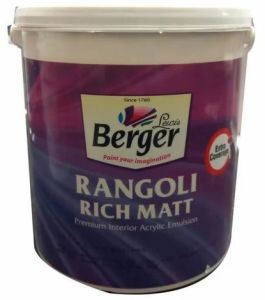 Berger Rangoli Rich Matt Premium Interior Acrylic Emulsion Paint