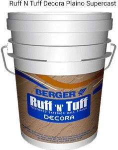Berger Ruff N Tuff Decora Plaino Supercast Texture Finish Paint