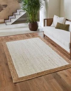 Brown Jute Braided Carpet