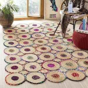 Hand Tufted Jute Braided Carpet