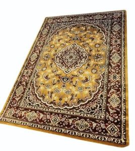 Indian Hand Knotted Rectangular Cotton Carpet