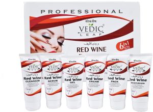 Vedic Leaf Red Wine Facial Kit