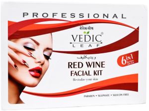 Vedic Leaf Red Wine Facial Kit