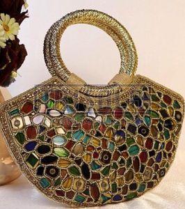 Handcrafted Stone Hand Bag