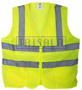 Reflective Striped Unisex Industrial Safety Vest