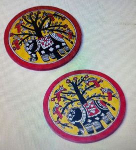 Madhubani Coaster Set