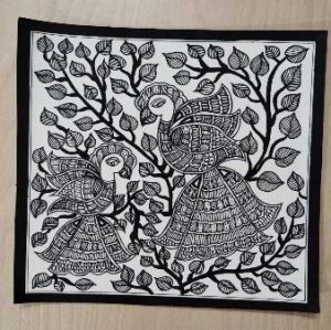 Madhubani Leaf Painting