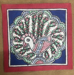 Madhubani Peacock Painting
