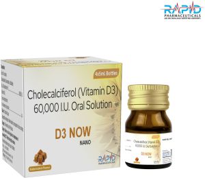 D3 Now Nano Cholecalciferol Vitamin D3 Solution