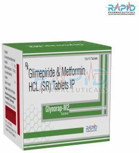 Glynorap M2 Glimepiride Metformin Hydrochloride Tablet