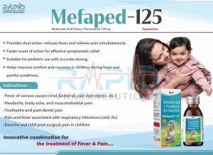 Mefaped 125 Mefenamic Acid Paracetamol Syrup